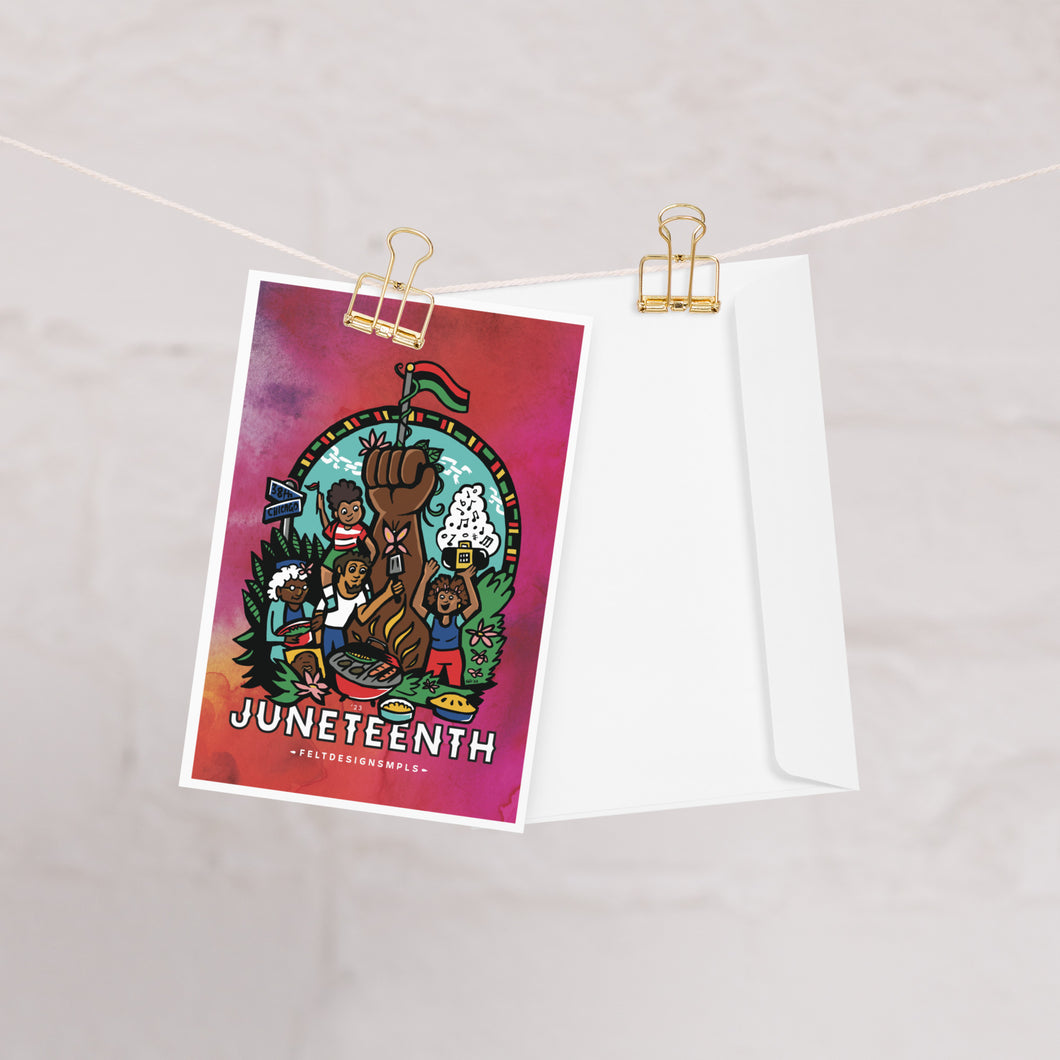 Juneteenth '23 Cookout Greeting Card