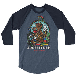 Juneteenth '23 Cookout 3/4 Sleeve Raglan Shirt