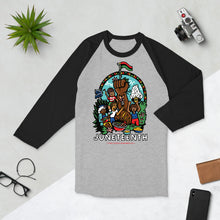Load image into Gallery viewer, Juneteenth &#39;23 Cookout 3/4 Sleeve Raglan Shirt

